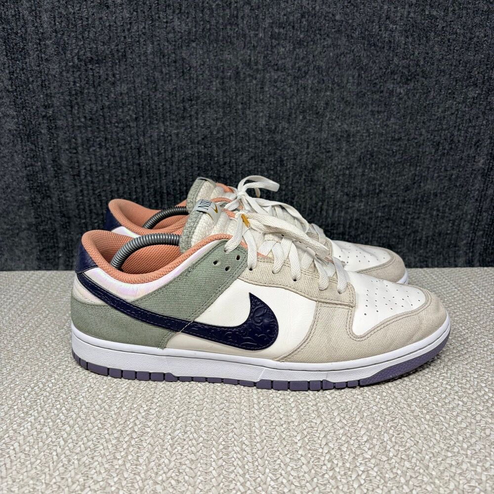 Nike Dunk Low Retro SE NOLA Sail Gridiron Light Bone Shoes Men’s 11.5 HV5750-133